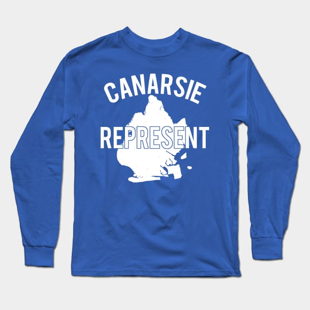 Canarsie Brooklyn Long Sleeve T-Shirt by PopCultureShirts